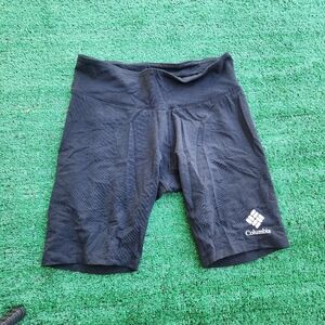 Columbia womens black biker shorts